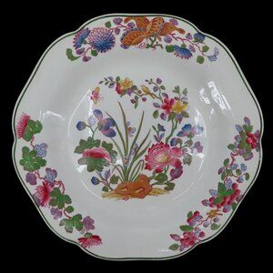 Wedgwood Ethuria England AL5557 Oriental Flower Floral Bird Scallop Edge Plate